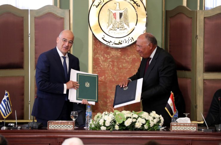 Δένδιας Αίγυπτος συμφωνία ΑΠΕ